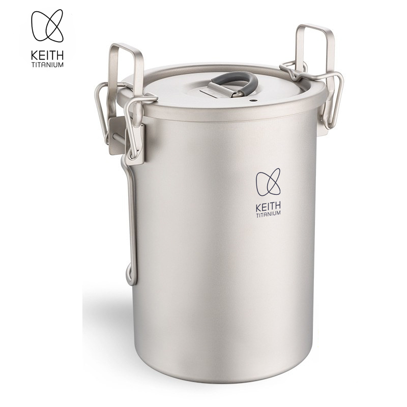 Camping Cooking Utilities - KEITH Pentola per riso in titanio