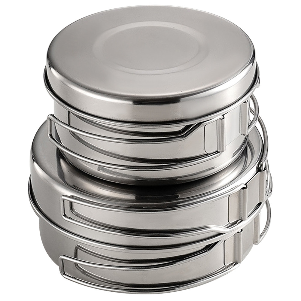 Camping Cooking Pot Set - Set di Pentole da Campeggio in