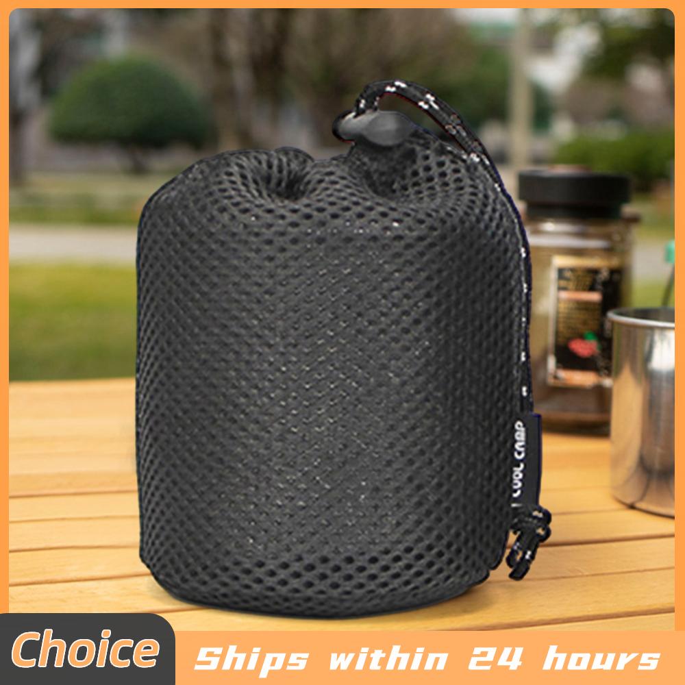 Camping Cooking Pot Set - Set da Esterno con Borsa Portaoggetti,
