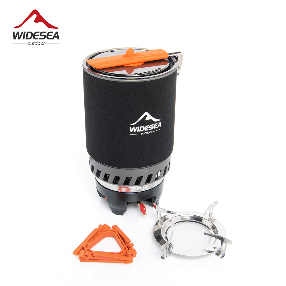 Camping Cooking Pot Set - Widesea Sistema di cottura da campeggio
