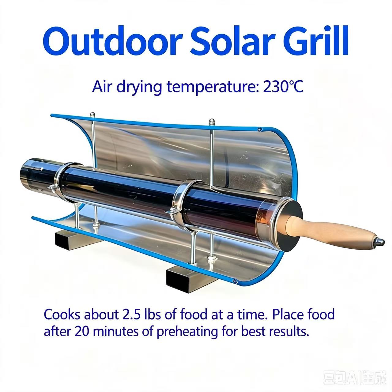 Solar Oven Camp - Senza Carburante! Forno Solare Parabolico Portatile