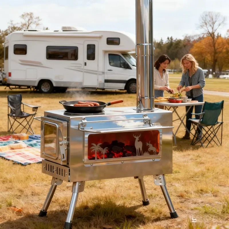 Camping Cooking System - Stufa a legna per tenda da