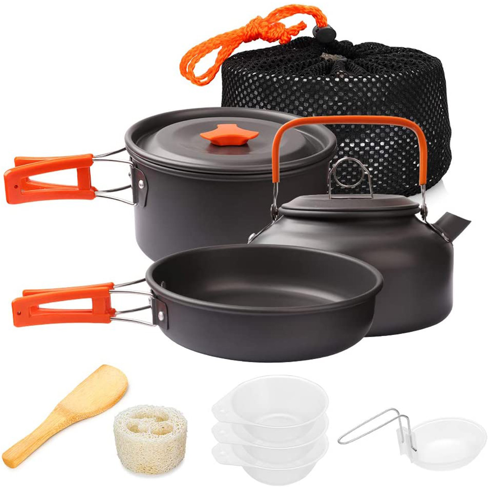 Camping Cooking Pot Set - 1 pz/1 set kit di pentole