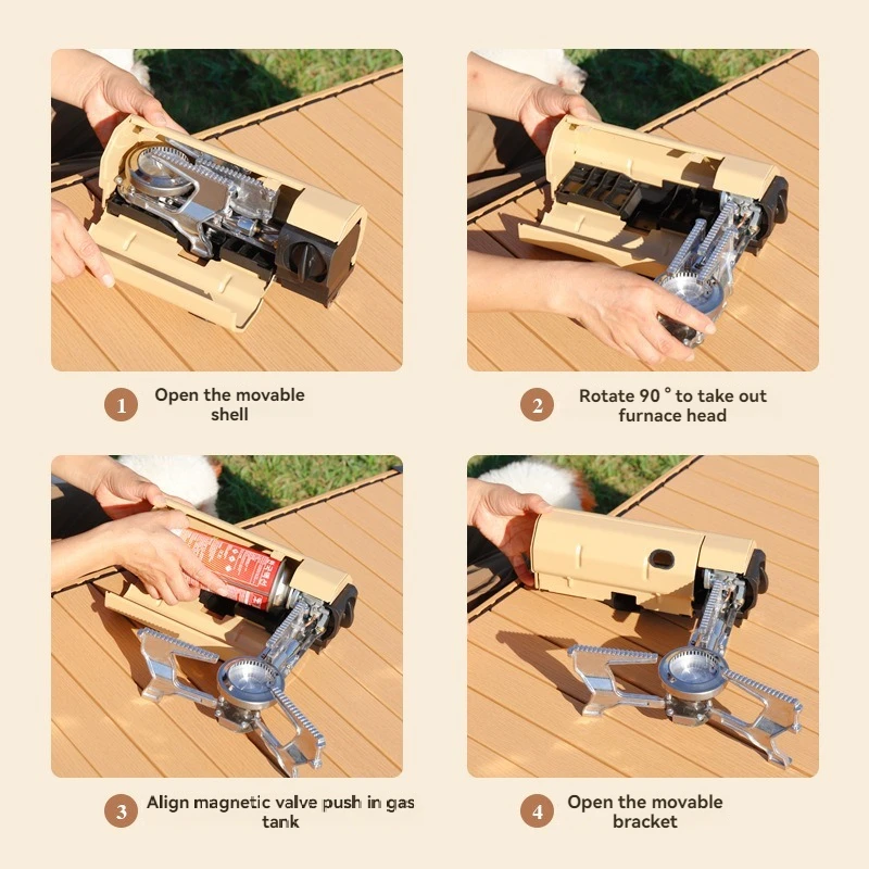 Camping Cooking System - Nuovo Fornello a Gas da Campeggio