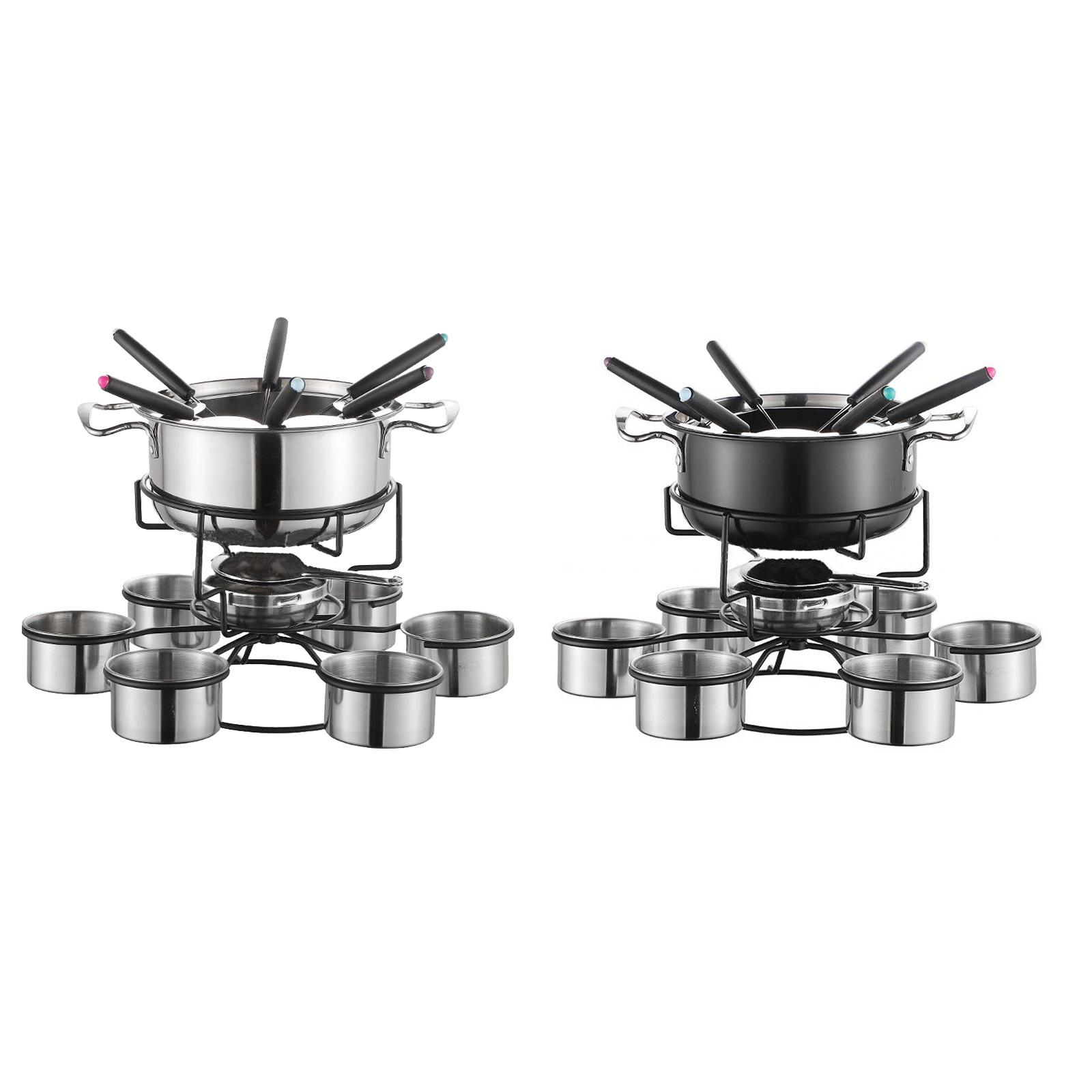 Camping Cooking Pot Set - Set Pentola Fonduta Multifunzione Rinforzata per