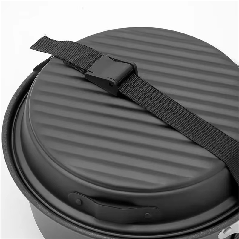 Camping Cooking Set With Kettle - Set di pentole da campeggio antiaderenti