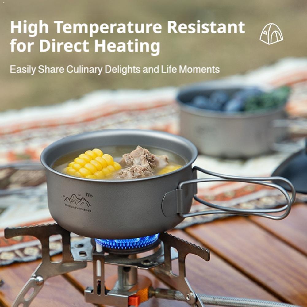 Camping Cooking Utilities - Attrezzatura da Cucina Ultraleggera in Titanio