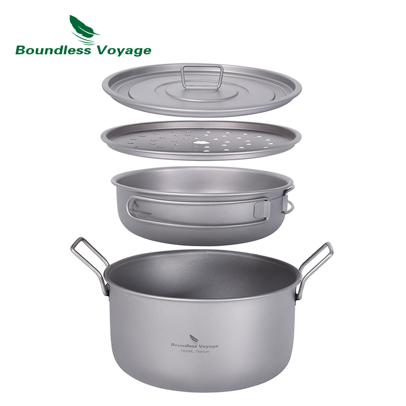 Camping Cooking Recipes - Boundless Voyage Camping Pentola da cucina