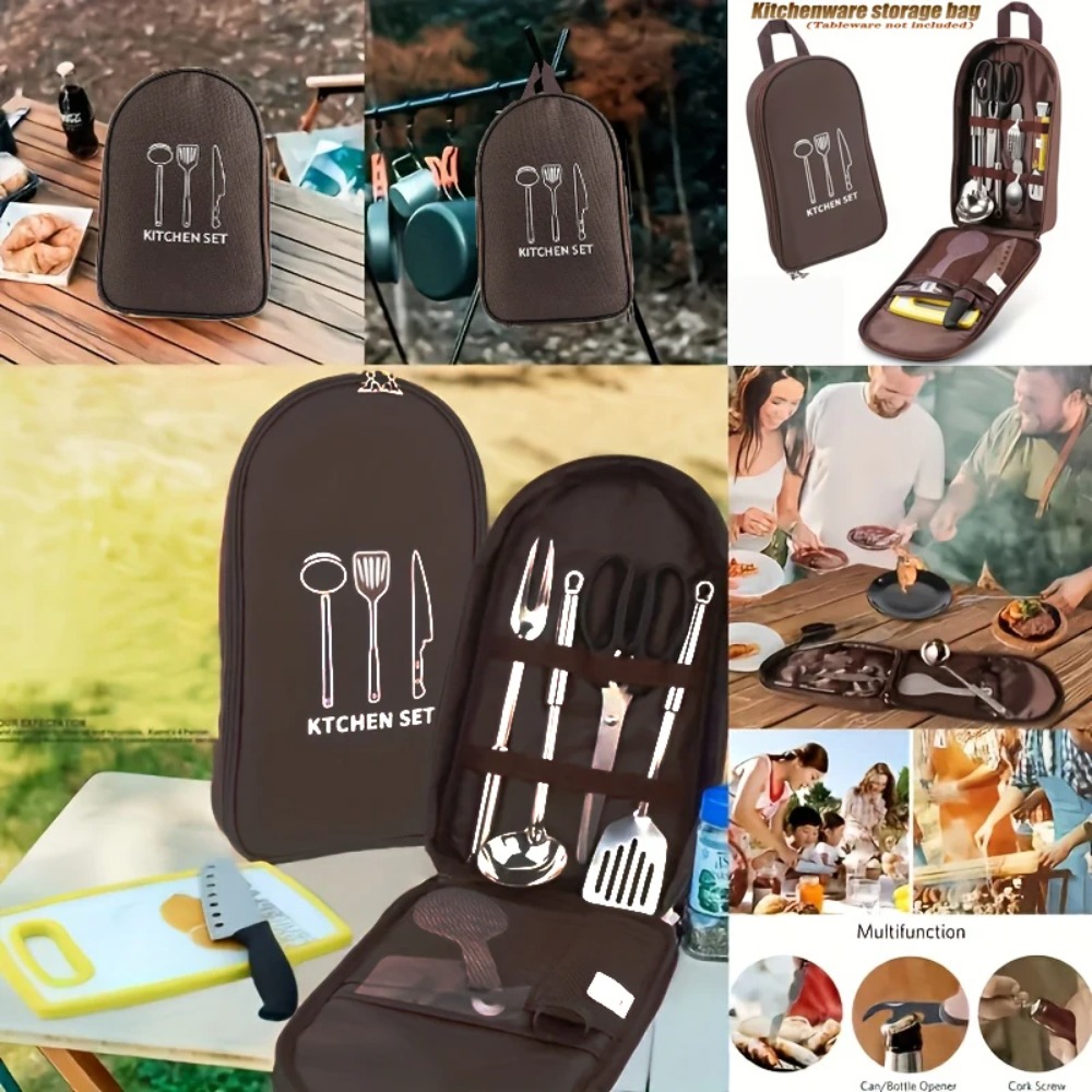 Borsa da cucina portatile per  - Camping Cooking Recipes recensione e prezzo
