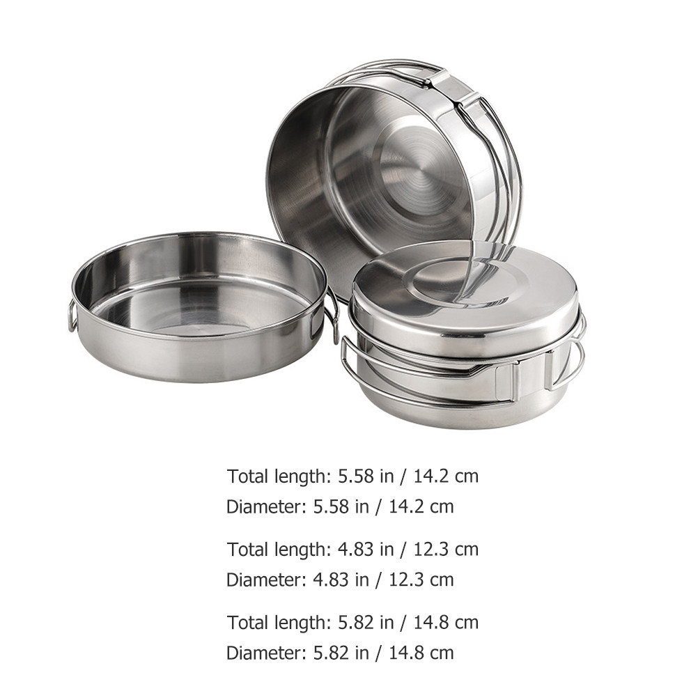 Set di Pentole da Campeggio in - Camping Cooking Pot Set recensione e prezzo