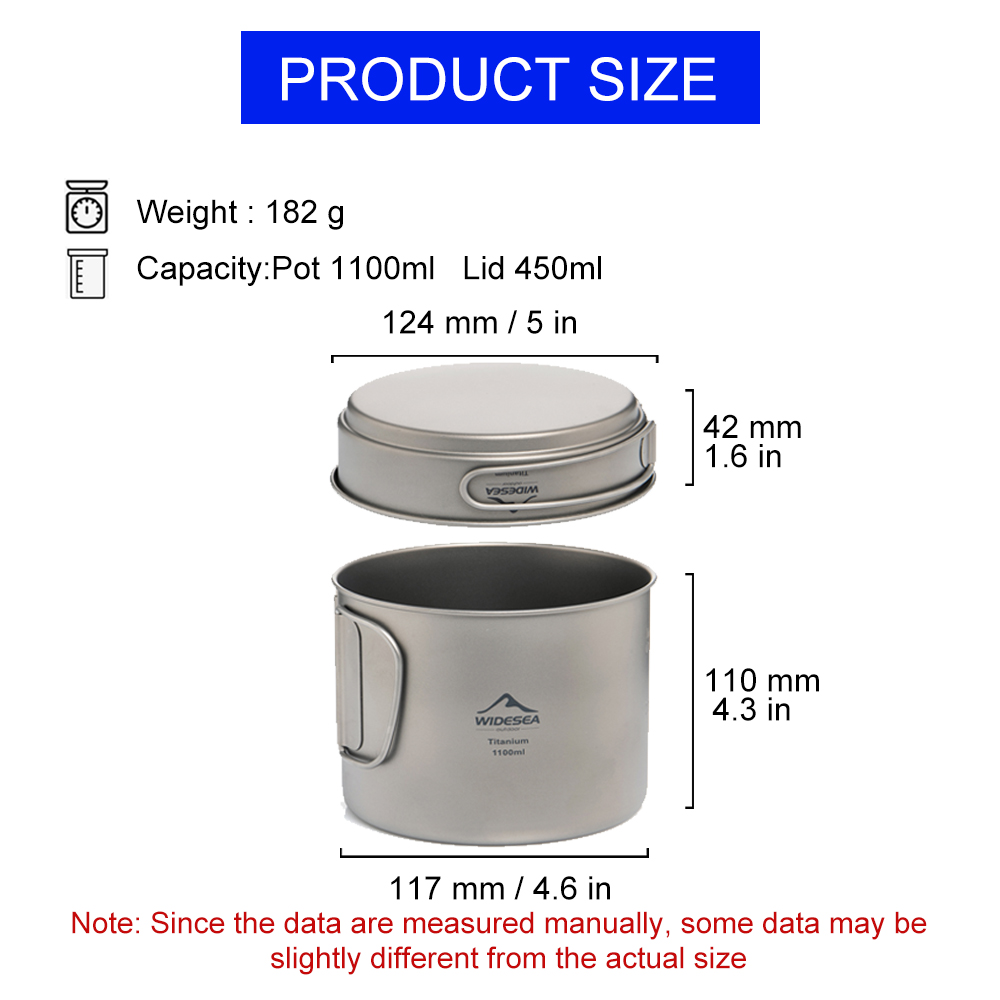 Widesea Pentola da campeggio u - Camping Cooking Pot Set recensione e prezzo