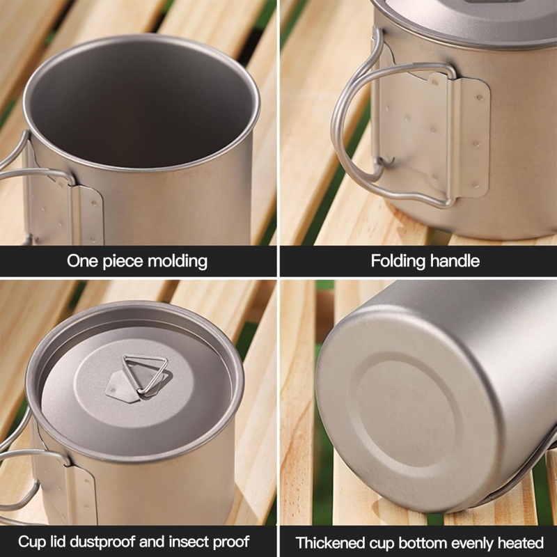 Tazza da campeggio in titanio  - Camping Cooking Recipes recensione e prezzo