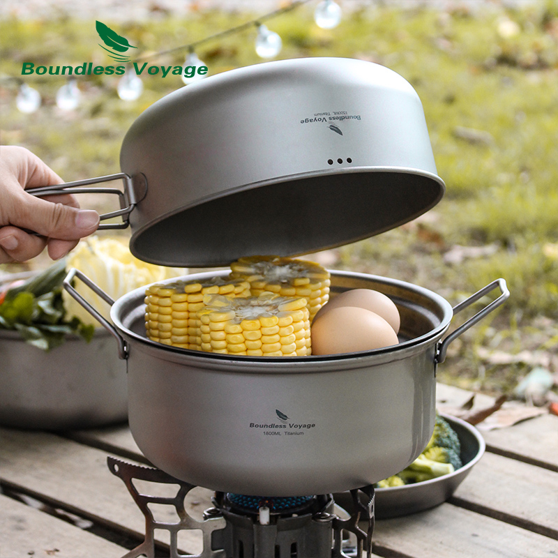 Boundless Voyage Titanium Pent - Camping Cooking Pot Set recensione e prezzo