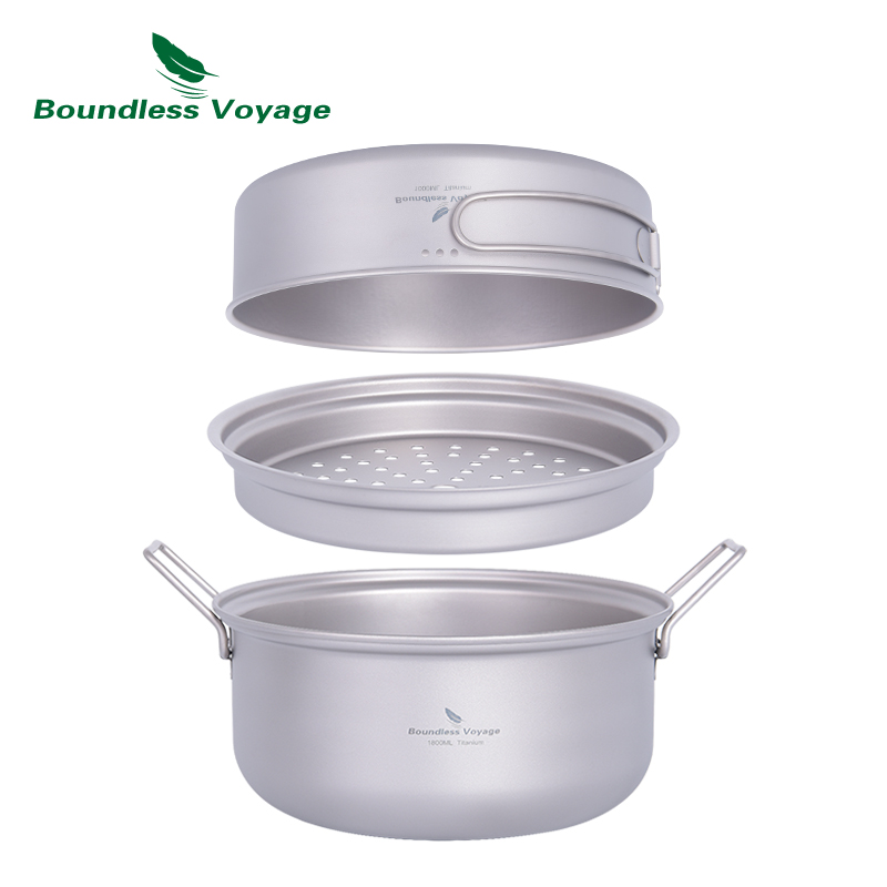 Boundless Voyage Titanium Pent - Camping Cooking Pot Set recensione e prezzo