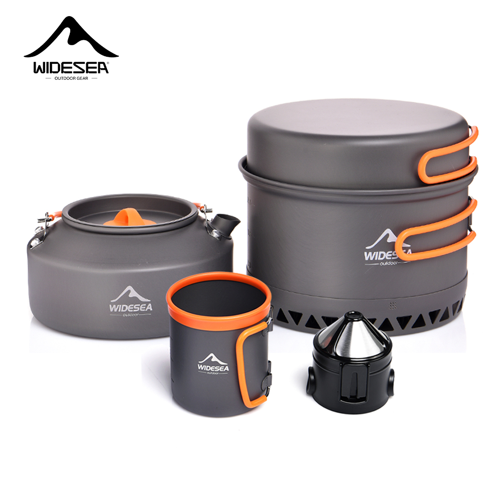 Stoviglie da campeggio Set di  - Camping Cooking Pot Set recensione e prezzo
