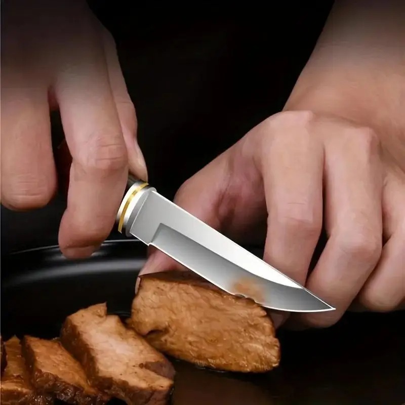 Coltello da barbecue in acciai - Camping Cooking Knife With Sheath recensione e prezzo