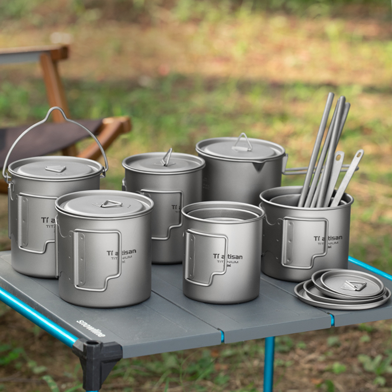 Tiartisan Outdoor Titanium Leg - Camping Cooking Pot Set recensione e prezzo