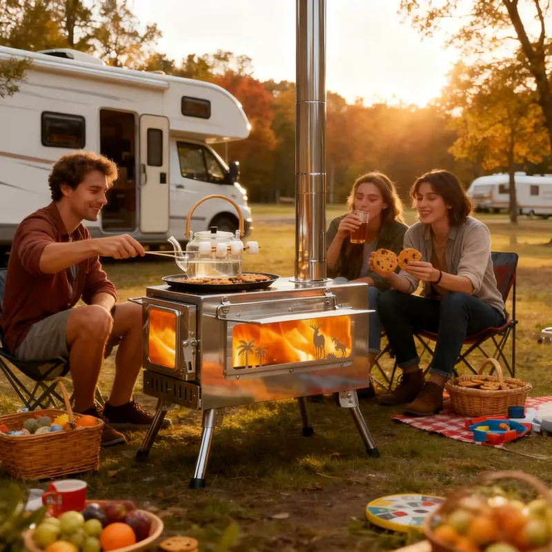Stufa a legna per tenda da est - Camping Cooking System recensione e prezzo