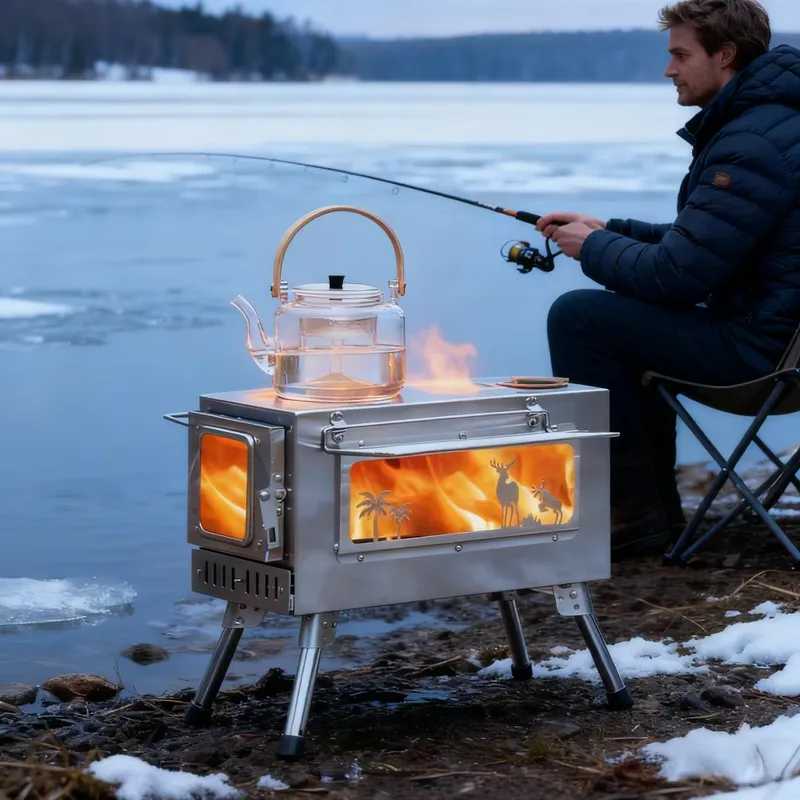 Stufa a legna per tenda da est - Camping Cooking System recensione e prezzo