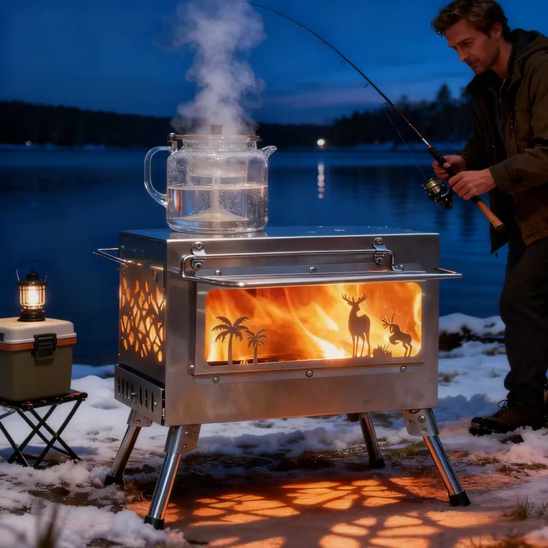 Stufa a legna per tenda da est - Camping Cooking System recensione e prezzo