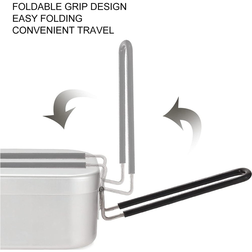 Scatole per il pranzo in allum - Camping Cooking Pot Set recensione e prezzo