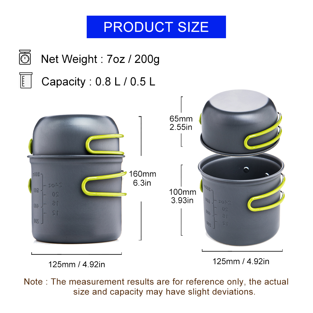 Widesea Utensili da cucina da  - Camping Cooking Pot Set recensione e prezzo