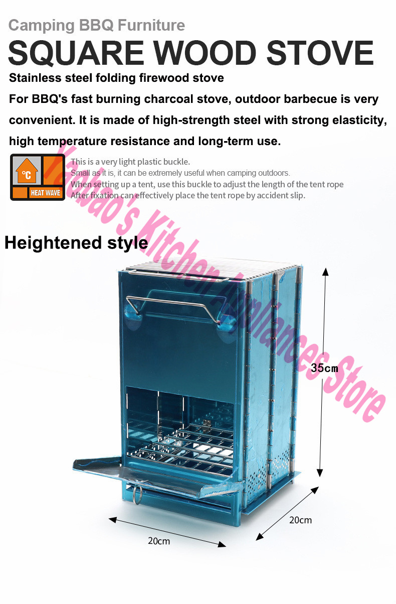 Stufa a Legna per Campeggio, A - Camping Cooking Stove recensione e prezzo