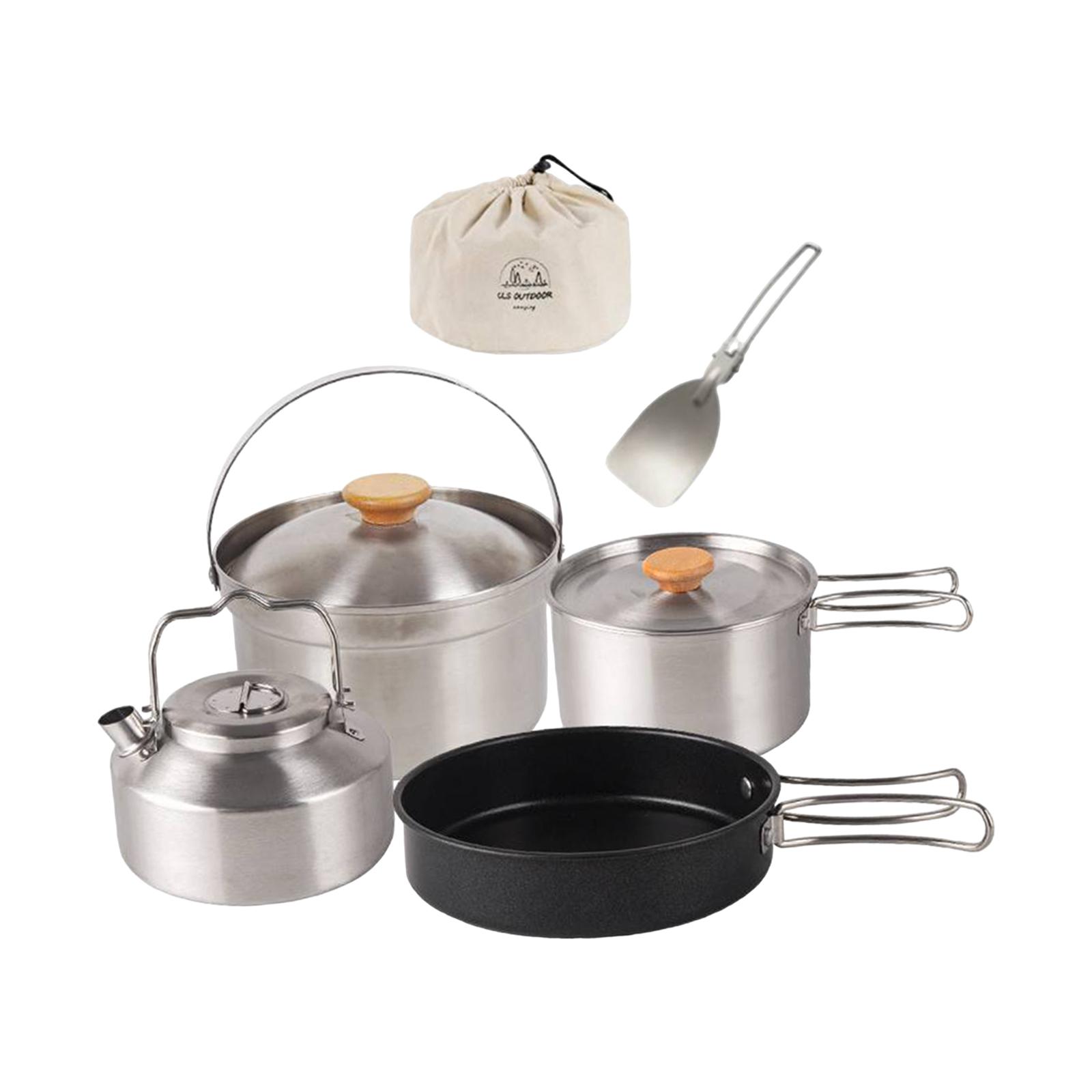 Set da Cucina da Campeggio, Pe - Camping Cooking Set With Kettle recensione e prezzo