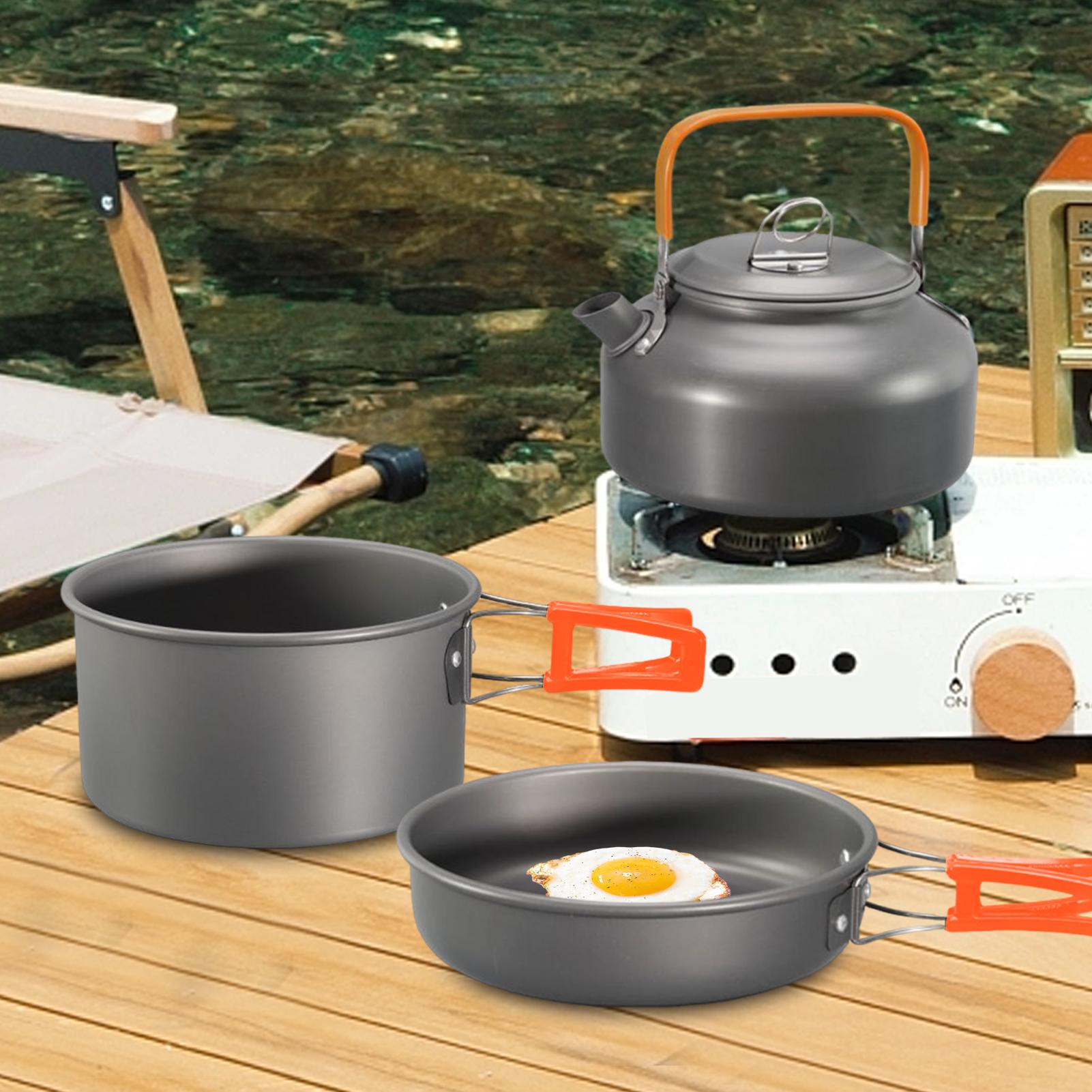 Pentole da campeggio Set di pe - Camping Cooking Set With Kettle recensione e prezzo