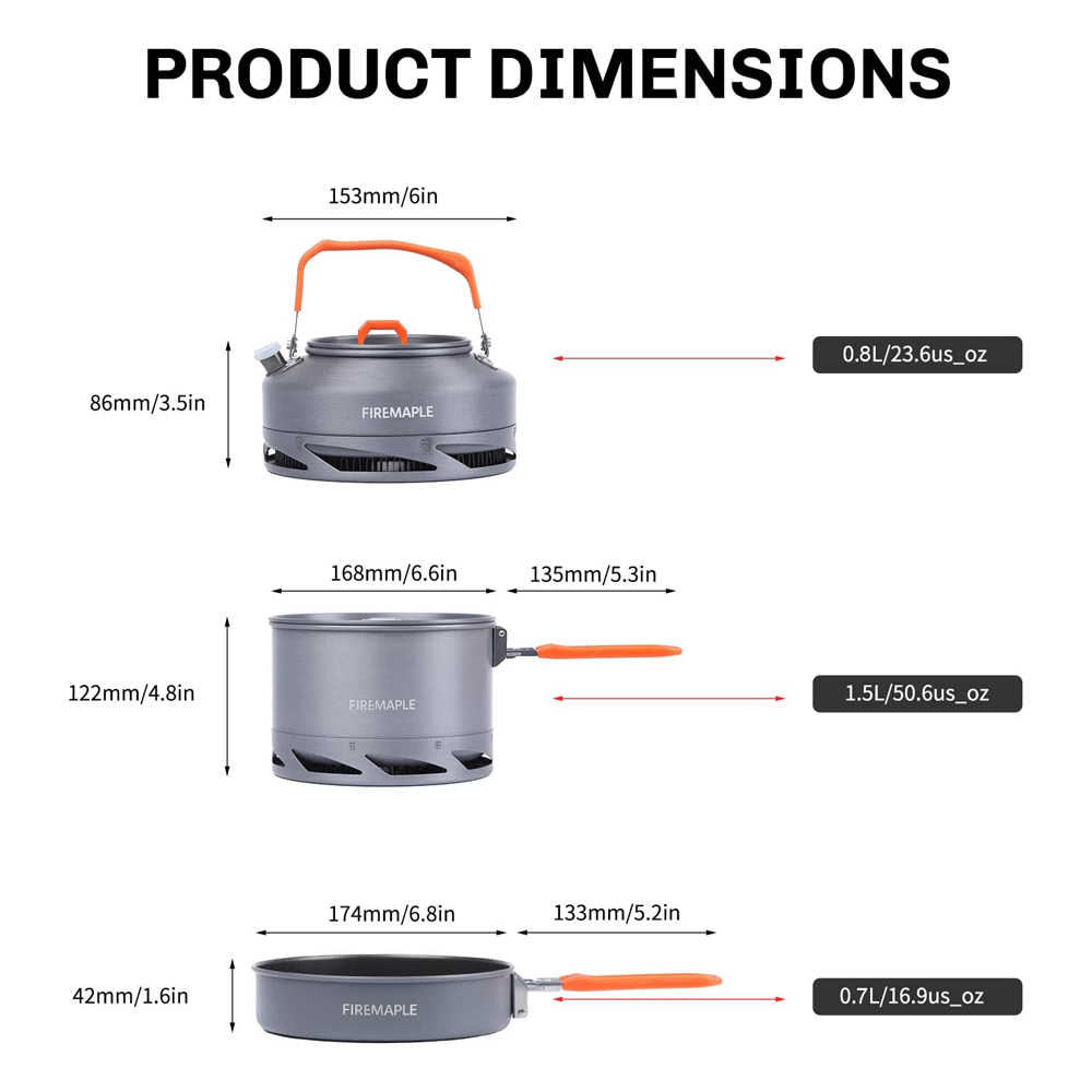 Fire Maple Campeggio Pentolame - Camping Cooking Pot Set recensione e prezzo