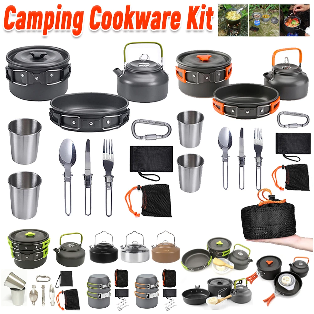 Kit da Cucina da Campeggio: Bo - Camping Cooking Pot Set recensione e prezzo