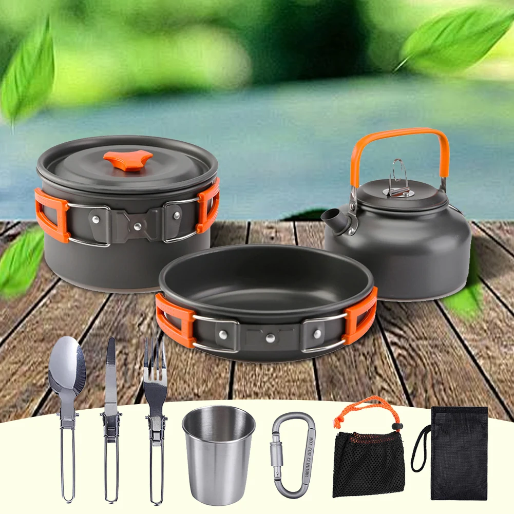 Kit da Cucina da Campeggio: Bo - Camping Cooking Pot Set recensione e prezzo