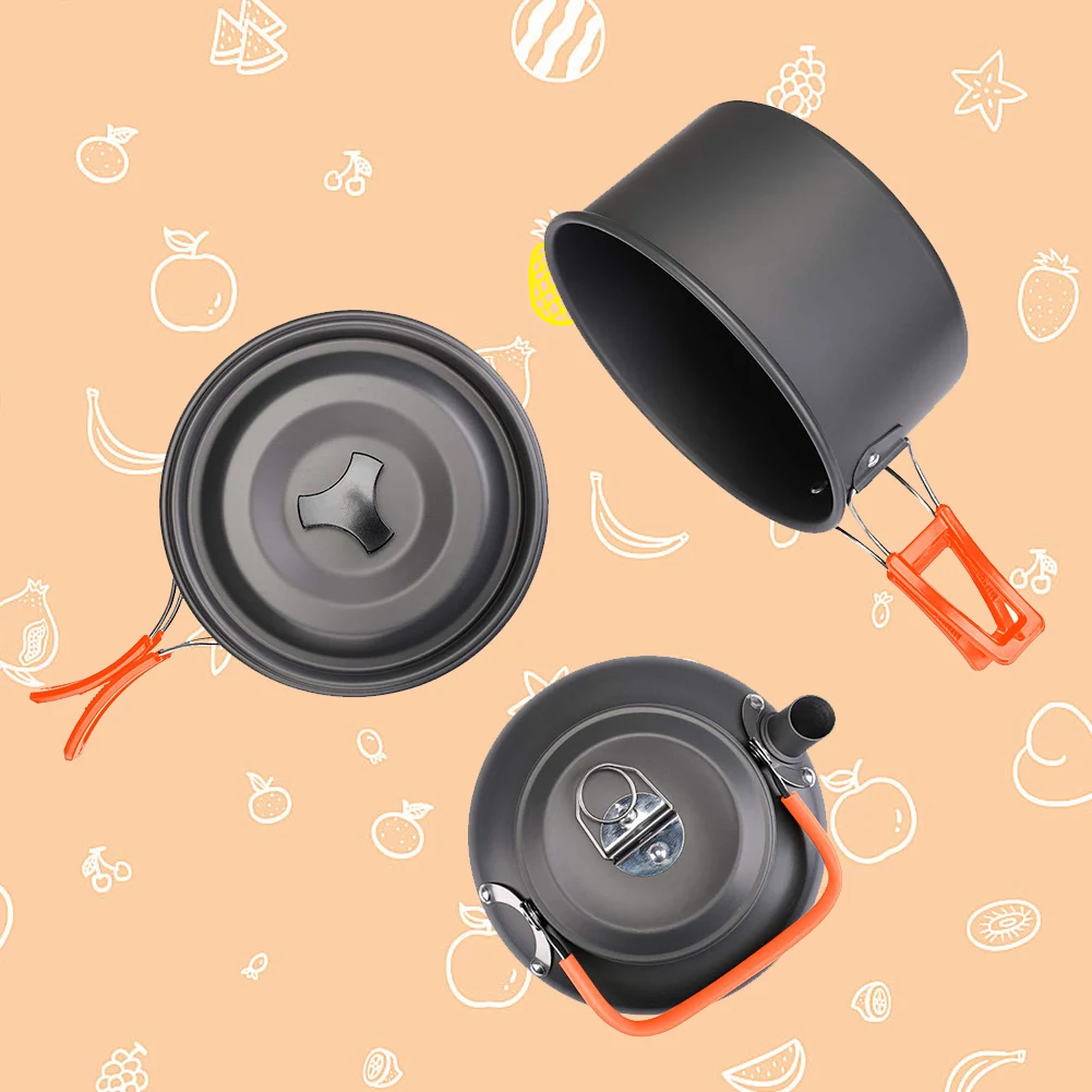Kit da Cucina da Campeggio: Bo - Camping Cooking Pot Set recensione e prezzo