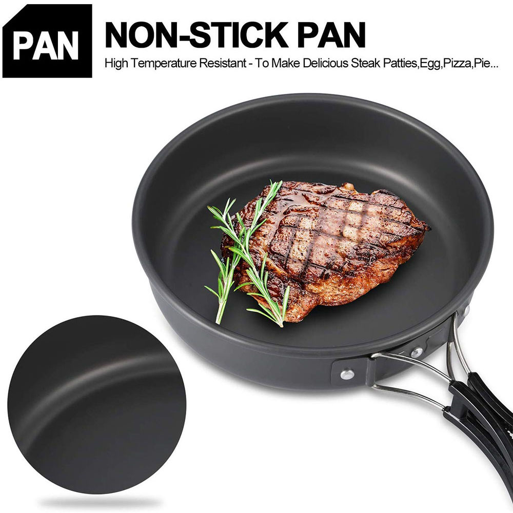 Set di utensili da cucina per  - Camping Cooking Pot Set recensione e prezzo