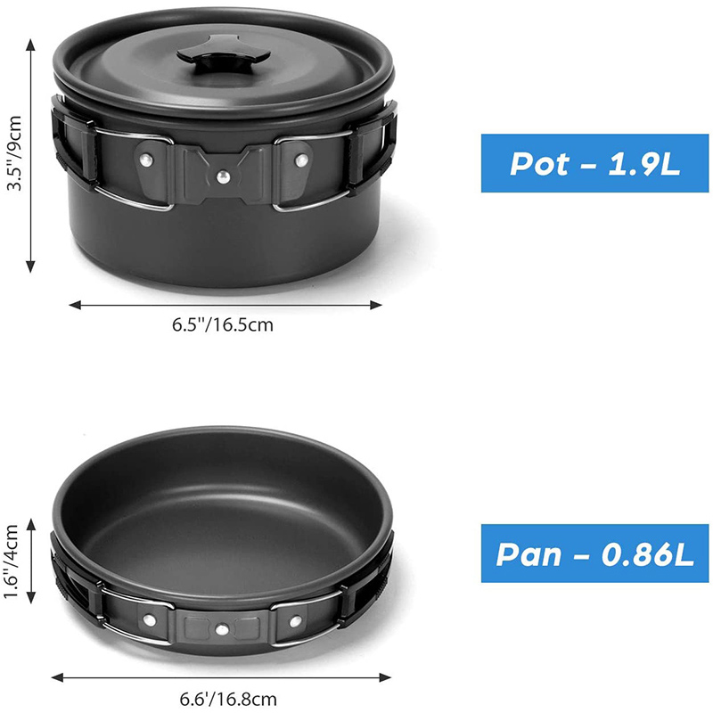 Set da Cucina per Campeggio co - Camping Cooking Set With Kettle recensione e prezzo